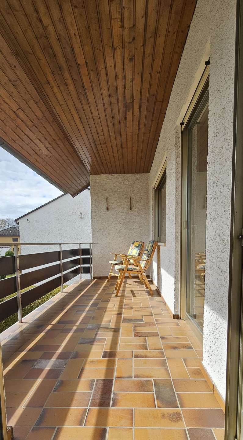 Loggia auch für Regentage