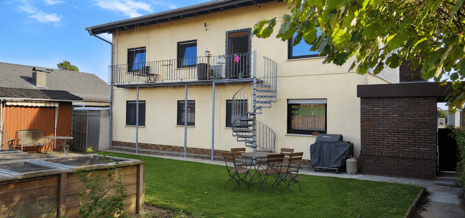 Gartenansicht Haus